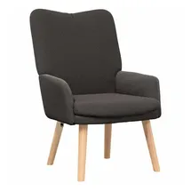 vidaXL Sessel 63 x 67 x 94 cm dunkelgrau 1 St.