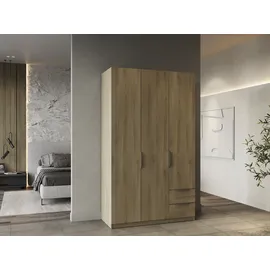 Demeyere Drehtürenschrank Ghost 119,4 x 203 x 51,1 cm Braun