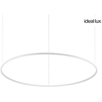 Ideal Lux LED Pendelleuchte ORACLE SLIM, rund, Ø 1500 mm, 78W, 4000K, 6600lm, inkl. Trafo, höhenverstellbar, weiß IDEA-285078