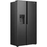 Gorenje NRS917E61BX Side-by-Side (528 l, 1786 mm hoch, schwarz inox)