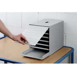 Durable Schubladenbox Idealbox Plus 25,0 x 36,5 x 32,2 cm 7-tlg. grau