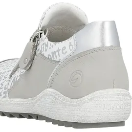 REMONTE Damen R1428 Sneaker, Vapor/Weiss/Silver / 80, 41 EU