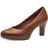 TAMARIS Pumps TAMARIS, Damen, Gr. 37, braun (cognac used), Leder, Schuhe Pumps, Trichterabsatz, Abendschuh, Festtagsschuh in klassischer Form