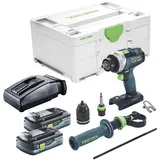 Festool TPC 18/4 I-Basic Akku Schlagbohrschrauber 18 V 75 Nm Brushless + 2x Akku 4,0 Ah + Ladegerät + Systainer