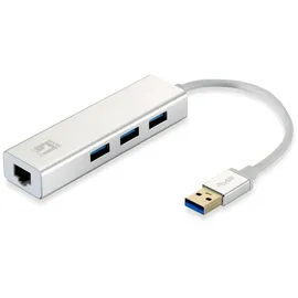 LevelOne USB-0503 Gigabit USB Network Adapter, USB Hub