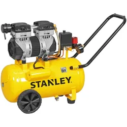 Stanley DST 150/8/24 SXCMS1324H - Elektrischer Kompressor auf Wagen  - 24 lt oilless - leise