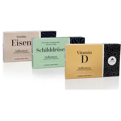 Medizinisches Selbsttest Bundle (Vitamin D + Schilddrüse + Eisen) 3 St