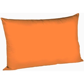 fleuresse Colours Interlock Jersey Kissenhülle | orange - 40x60 cm