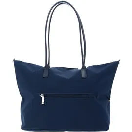Lancaster Schultertasche Smart KBA Large Shoulder Bag L Bleu Foncé