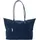 Lancaster Schultertasche Smart KBA Large Shoulder Bag L Bleu Foncé