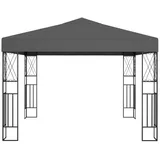 vidaXL Pavillon 3×3 m Anthrazit Stoff