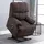 Homcom Sessel mit Aufstehhilfe Polyester, Mehrschichtenplatte, Stahl, Schaumstoff