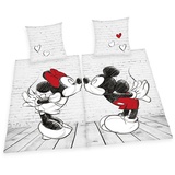 Herding Mickey & Minnie Mouse weiß 2 x 135 x 200 + 2 x 80 x 80 cm
