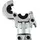 BITUXX Rohrpresszange Handpresszange 60 kN für Alu Verbundrohr bis 16-20-26-32 mm