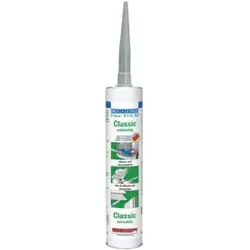 WEICON Flex 310 M® Classic, elastischer Klebstoff auf MS-Polymer-Basis für den vielseitigen Einsatz, 310 ml, grau