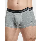 Nike Trunk 2 Pack Boxershorts in Grau, Größe S