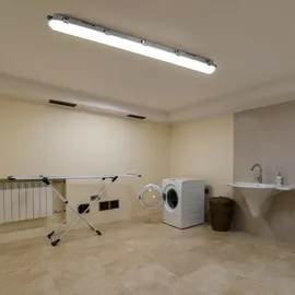 V-Tac Wannenleuchte 2 LED 120 cm Kunststoff weiß
