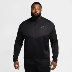 NIKE Herren Sweatshirt Sphere Element Therma-FIT, BLACK/REFLECTIVE SILV, XL