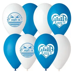 8 Luftballons Bayern O zapft it Wiesn