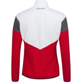 Head Trainingsjacke Tennis Club (modern, sportlich) rot/weiss Mädchen