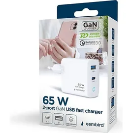 Gembird TA-UC-PDQC65L-W-01 Drinnen, AC, Weiß