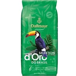 Dallmayr Crema d'Oro Selektion des Jahres Brasilien Kaffeebohnen, Arabica- und Robustabohnen 1,0 kg