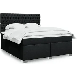 vidaXL Boxspringbett 180 x 200 cm Schwarz
