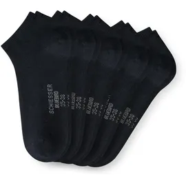 SCHIESSER Füßlinge 5 Paar Schwarz 39-42