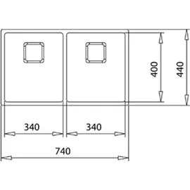 Teka Flexlinea RS15 2C 740 Küche, Edelstahl, 80 cm