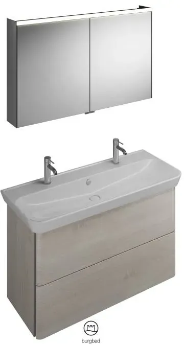 burgbad IVEO SFHK120 Möbelgruppe - Eiche Dekor Merino F2835