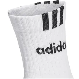 adidas Cushioned 3S Linear Sneakersocken 12er Pack Schwarz/Weiß 43-45