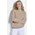 GOLDNER Rundhalspullover Beige 38