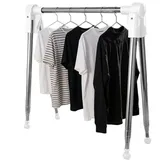 Generisch Klappbarer Wäschetrockner,Edelstahl Ausziehbarer Handtuchhalter | Wäschetrocknerständer,für Reisen, Terrasse, Garten, Schlafzimmer, Camping, Balkon, Badezimmer, Wohnzimmer, Apartment