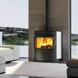 Austroflamm Cody Kaminofen Keramik Bright White + 1 m3 Kaminholz gratis