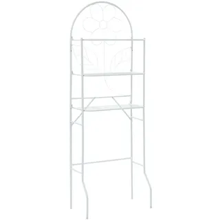 vidaXL Toilettenregal Weiß 60x33x174 cm
