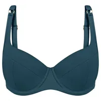 Triumph Bikini-Top Damen Blau/Grün 42 Cup C