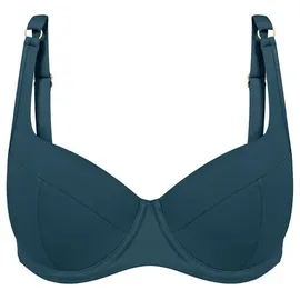 Triumph Bikini-Top Damen Blau/Grün 42 Cup C
