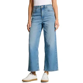 Tom Tailor Damen TTNELMA CULOTTE Jeans, blau, Uni, Gr. 27/28