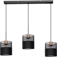 Places of Style LED Pendelleuchte »Acate«, 1 flammig-flammig, ohne Leuchtmittel, in der Höhe anpassbar, 3-stufen schaltbar, schwarz