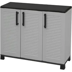 Mittelhoher Kleiderschrank 102x37x90cm ArtPlast FAMILY in der Farbe Grau.