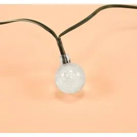 esotec Solar Lichterkette BubbleBalls mit 30 warmweißen LEDs 102176 -
