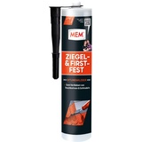 MEM Ziegel- und Firstfest, 445g Bitumenkleber, wasserfest, Dunkelbraun,