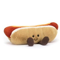 Jellycat Amuseable Hot Dog Plüsch-Dekoration zum Sammeln
