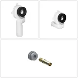 Bäder Boutique Urinal Anschlussgarnitur-Set-Absaugsiphon Ablauf- und Zulaufgarnitur