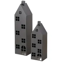 Boltze Laterne Alba Metall Schwarz