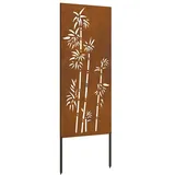 vidaXL Garten dekoratives Panel Rostig 50 x 140 cm