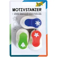 Folia Motivstanzer Weihnachtsmotive 3er Set