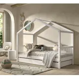 Home Affaire Hausbett 90 x 200 cm Buche massiv weiß