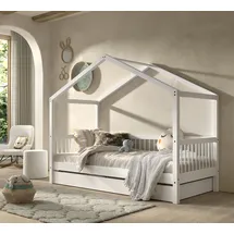 Home Affaire Hausbett 90 x 200 cm Buche massiv weiß