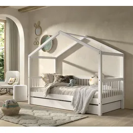 Home Affaire Hausbett 90 x 200 cm Buche massiv weiß